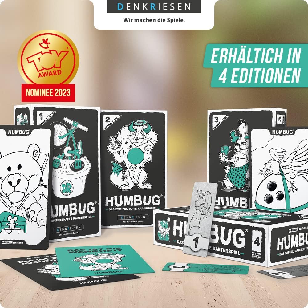 Thumbnail 5 de DENKRIESEN Humbug® – Original Edition Nr. 1 Ratespiel ab 10 Jahren für 3–8 Spieler