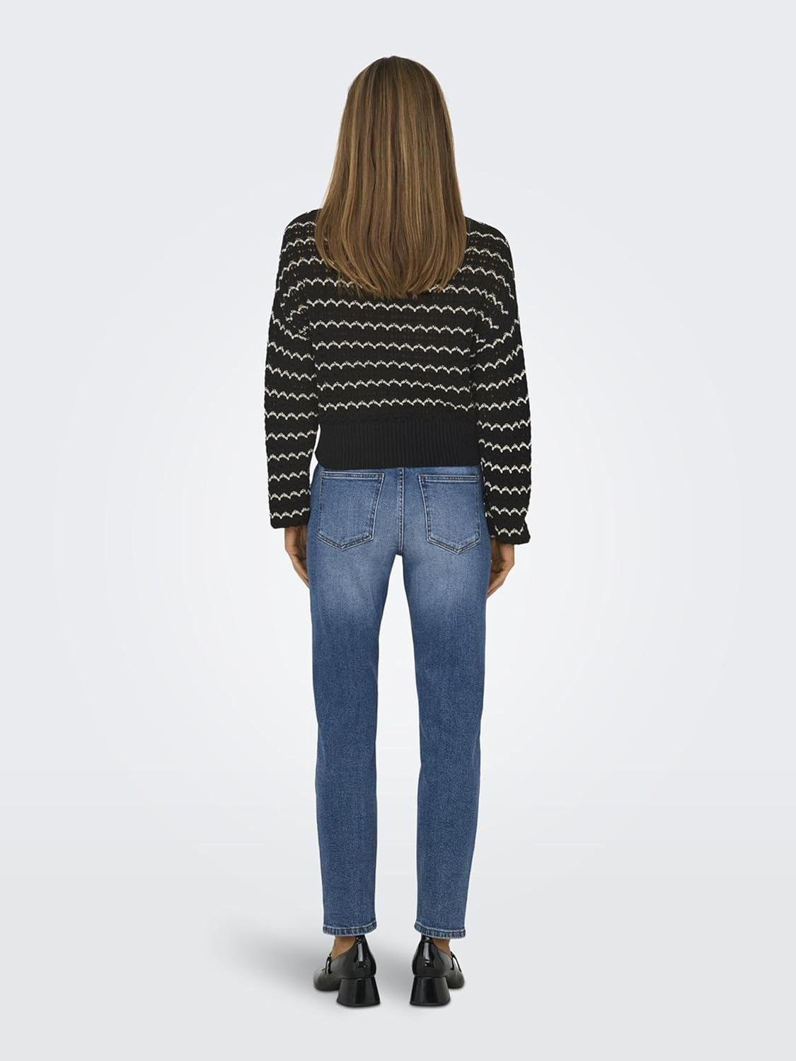 Thumbnail 4 de ONLY Onlasa Ls O-Neck CC KNT Sweater Femme