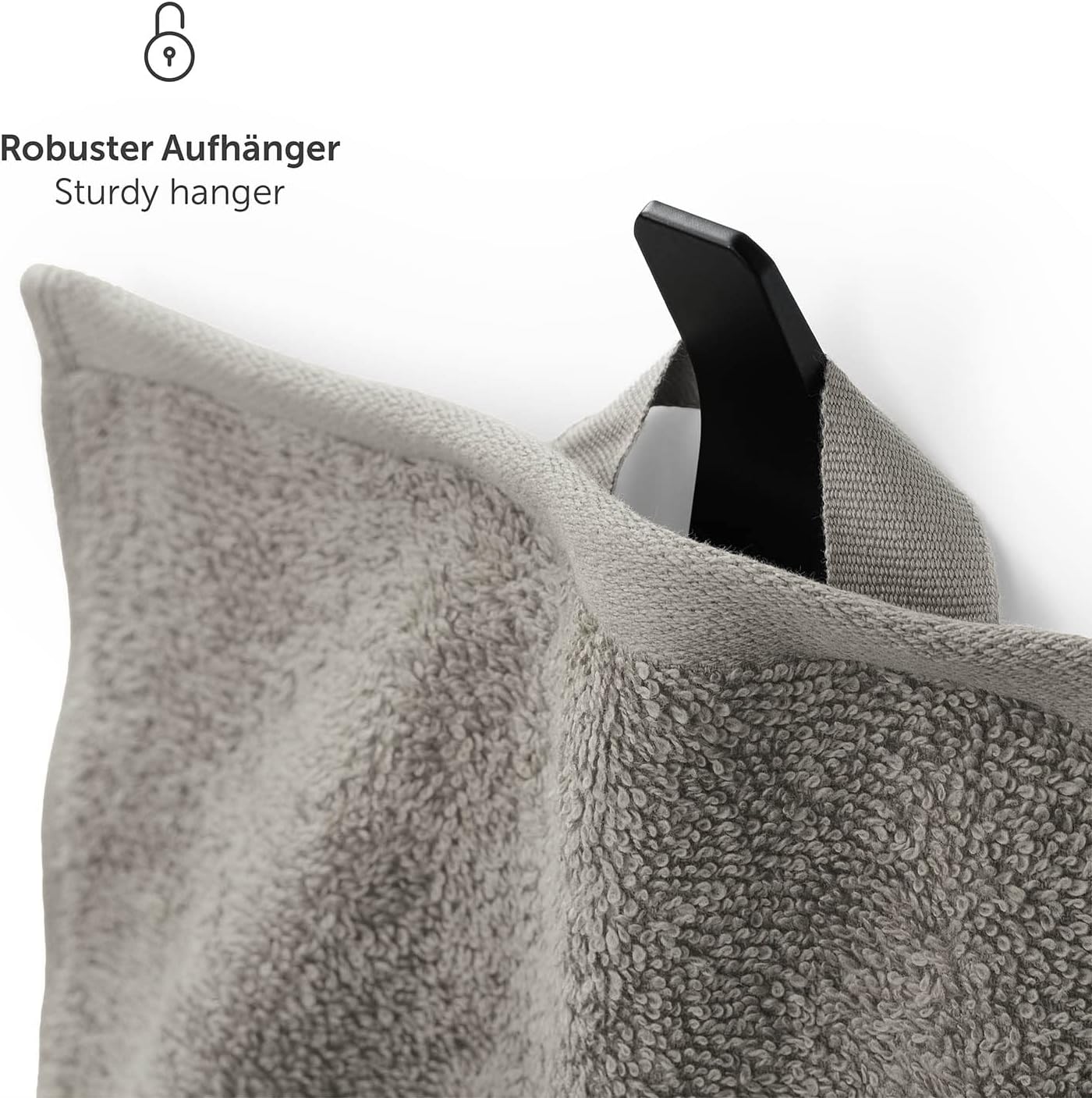 Thumbnail 3 de Blumtal – Lot de 10 Gants de Toilette en coton 500 g/m², Gris certifié Oeko-Tex
