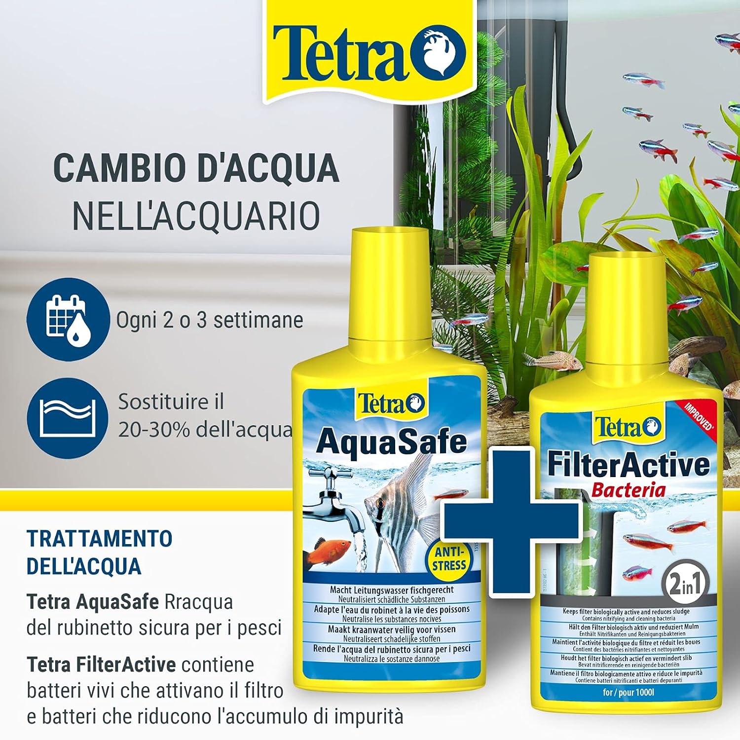 Thumbnail 2 de Tetra FilterActive 250 ml: batteri vivi per filtrare l’acqua e ridurre impurità