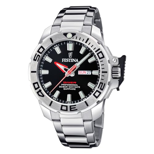 Detalle 2 de Festina reloj analógico de acero inoxidable 316L