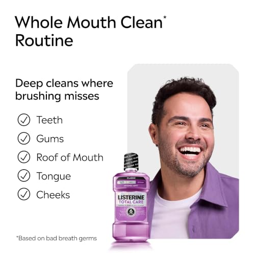 Thumbnail 5 de Listerine Total Care Anticavity Mouthwash, Intense Mint (2 x 33.8 fl oz / 1L)