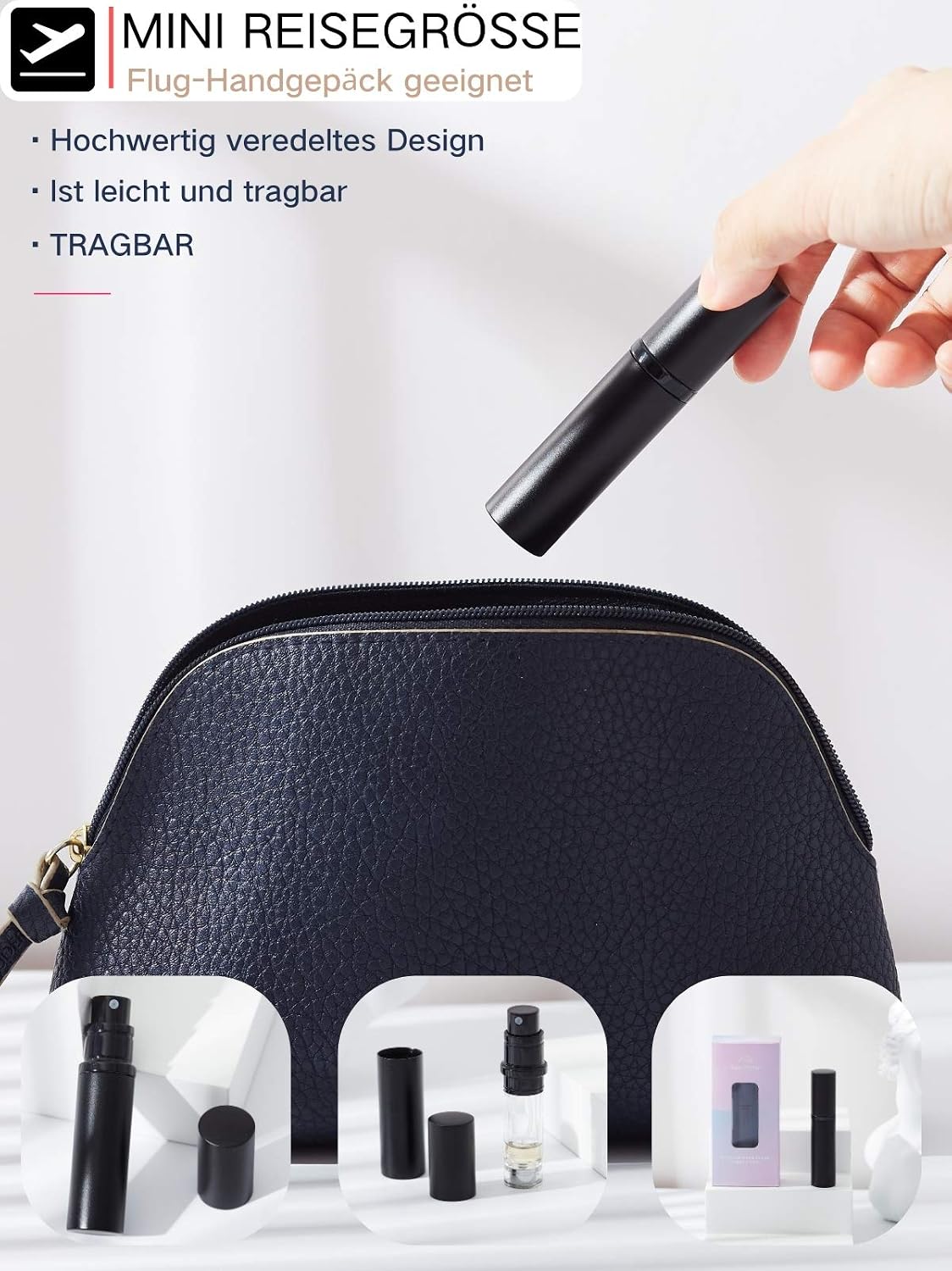 Thumbnail 2 de AsaNana Parfümzerstäuber 5 ml Schwarz