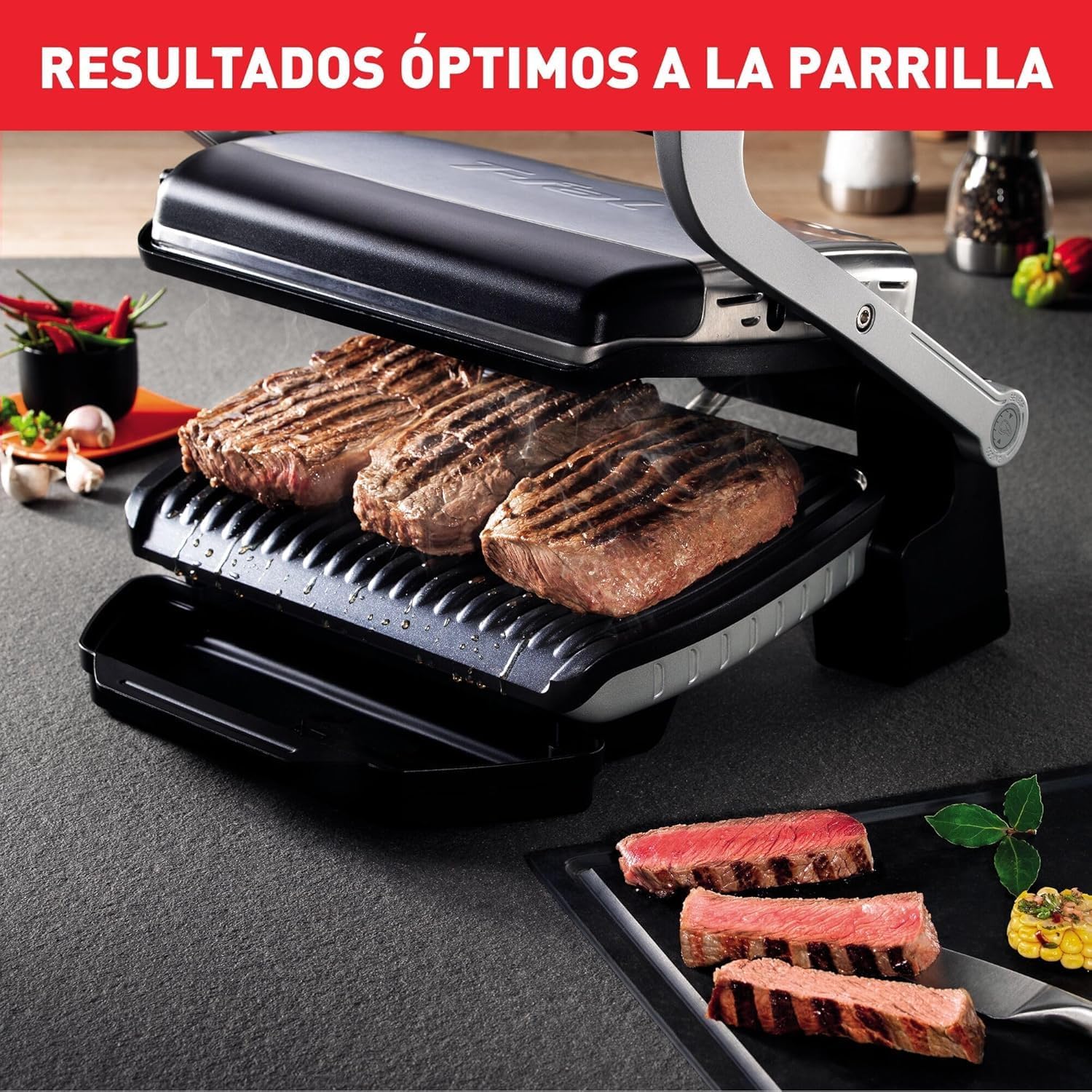 Thumbnail 3 de Tefal Optigrill GC712D12 🍽️ Plancha Grill 2000W Multifunción