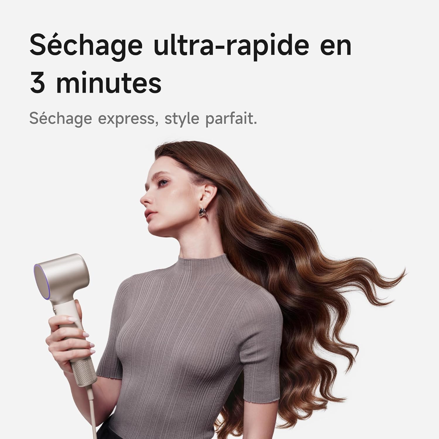 Thumbnail 5 de Laifen Neo Special sèche-cheveux à infusion d’huile, ions négatifs et séchage rapide 3 min (Or Champagne)