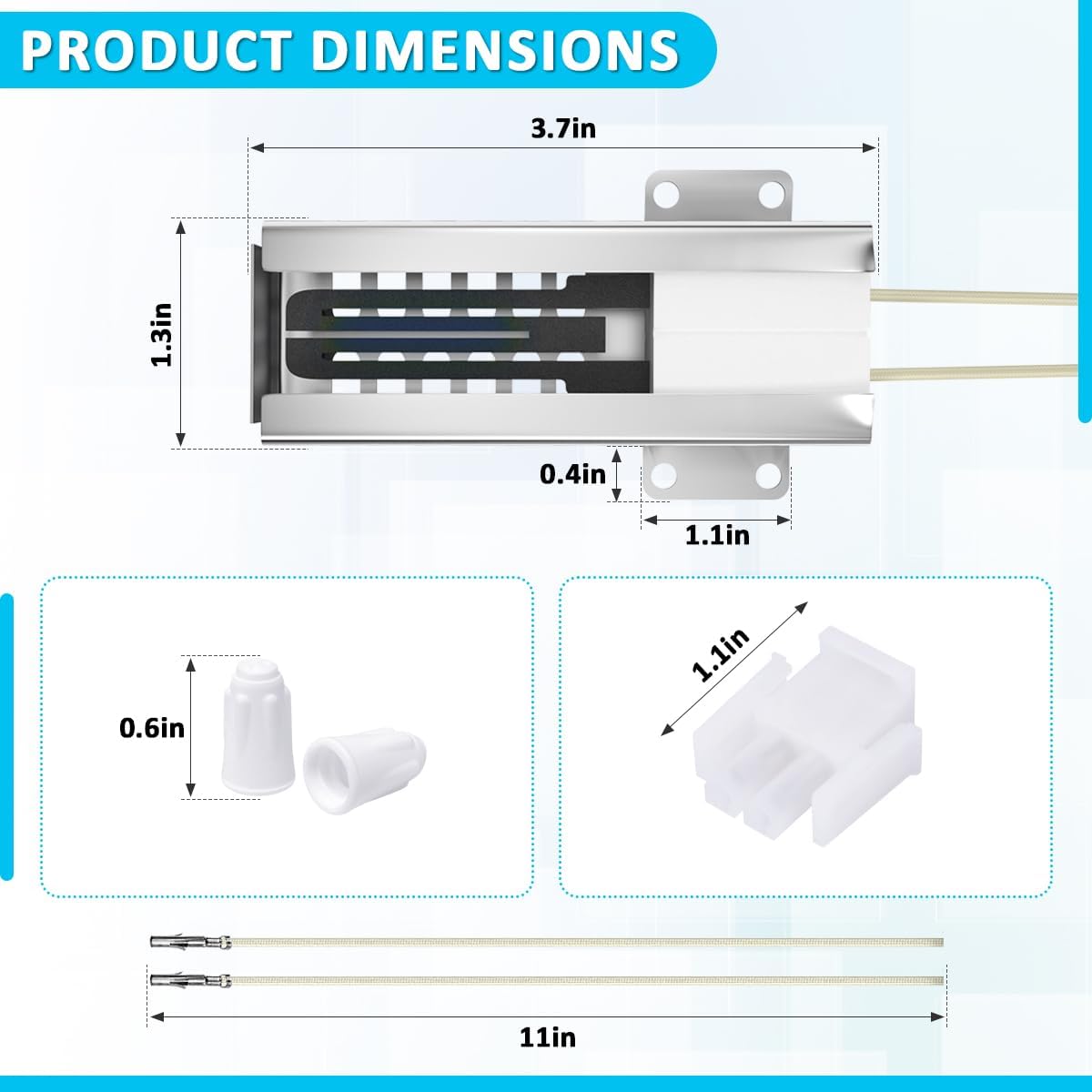 Detalle de JIYIZO Gas Oven Igniter 41-216