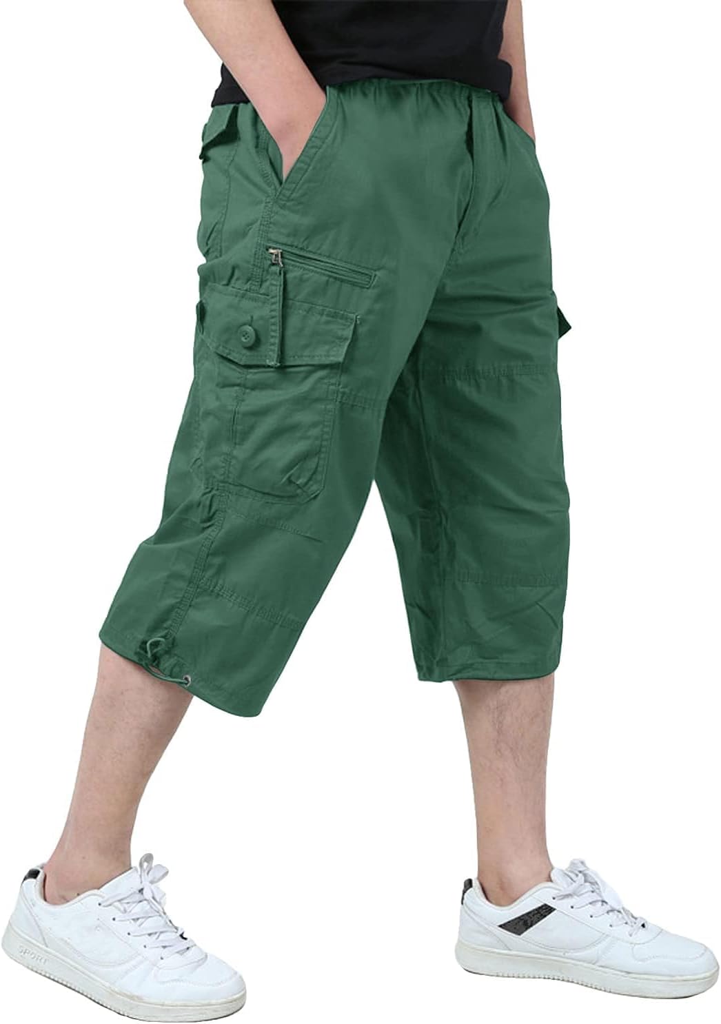 Thumbnail 6 de KEFITEVD KEF1219-11 3/4-cargobroek voor heren van katoen met elastische taille