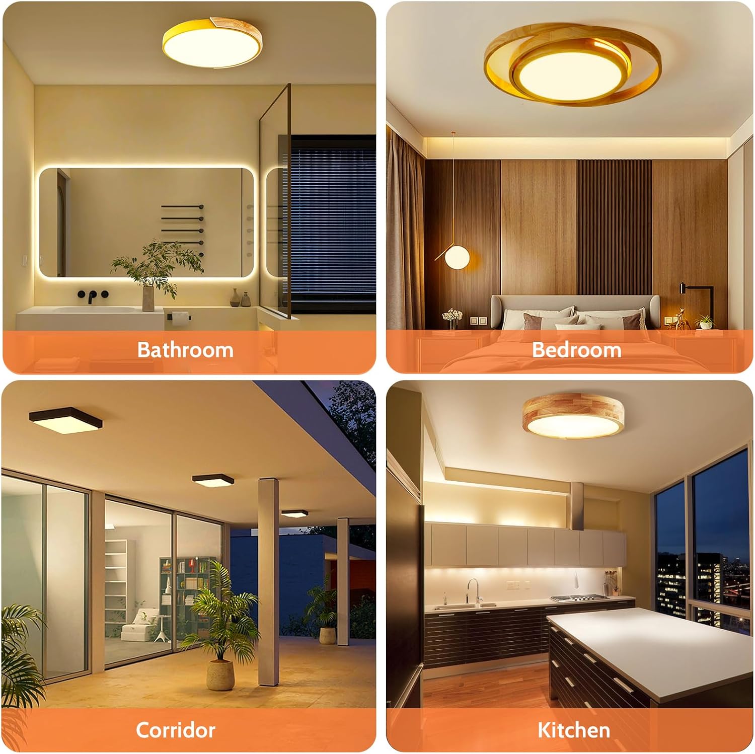 Detalle 2 de Akynite GR10q 4-Pin 16W CFL Bulb — Warm White 3500K, 950LM, Small 13.3x13.3cm, Not Dimmable