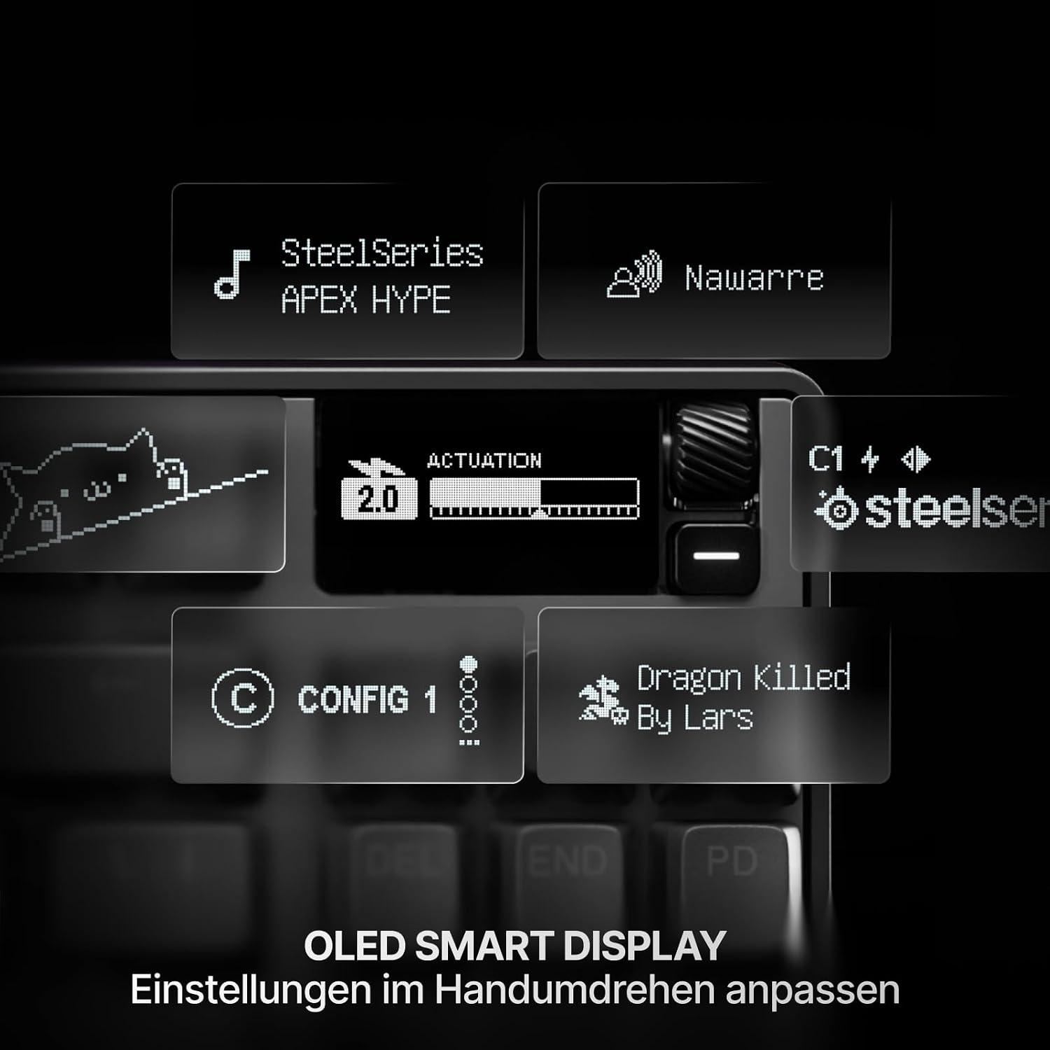 Thumbnail 4 de SteelSeries Apex Pro TKL Gen 3 – Gaming-Tastatur mit OmniPoint 3.0 Hall-Effekt-Switches