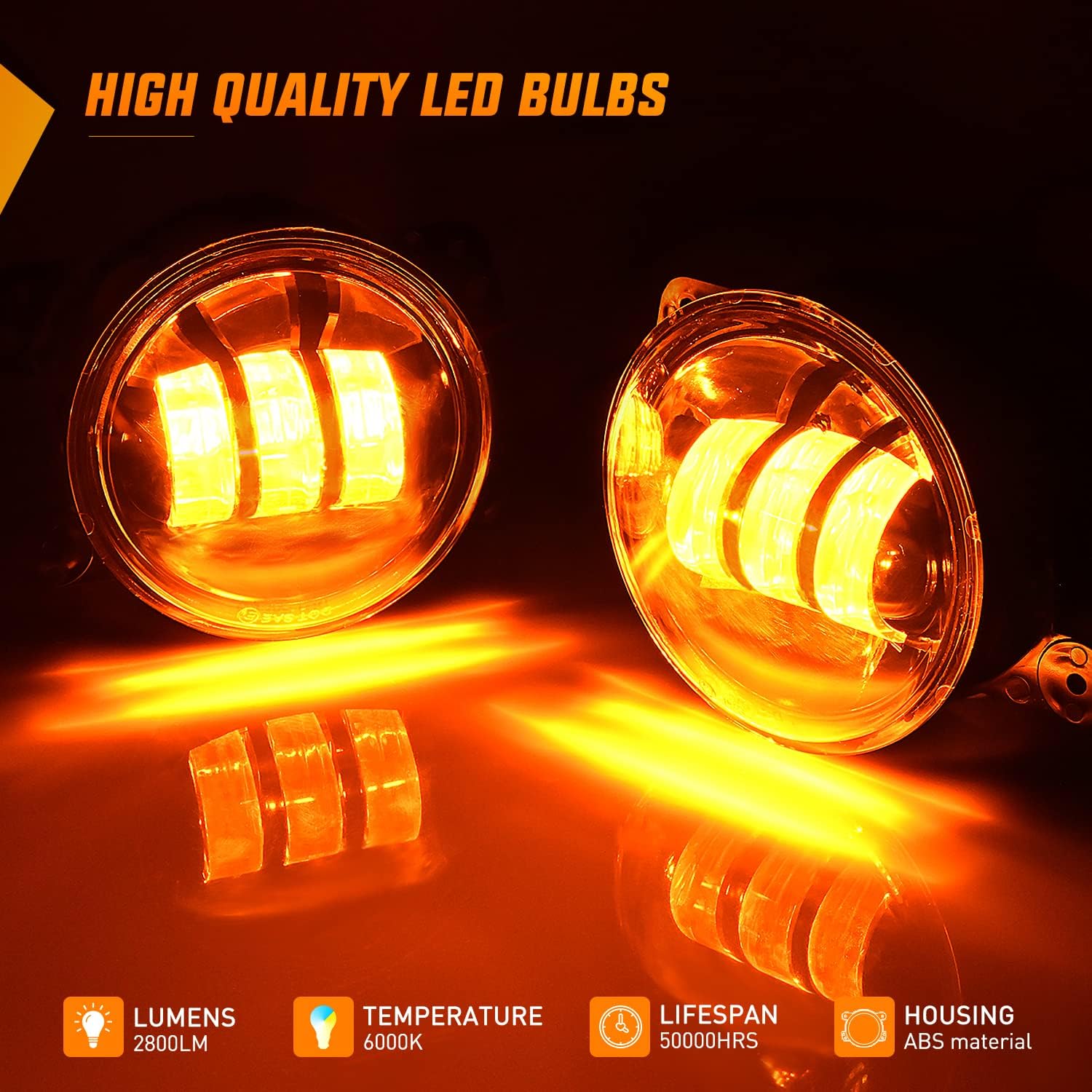 Thumbnail 2 de Nilight 4-Inch LED Fog Lights
