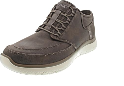Detalle 2 de Skechers Summits Siegul, zapatillas Slip-In sin cordones, chocolate, talla 42 EU