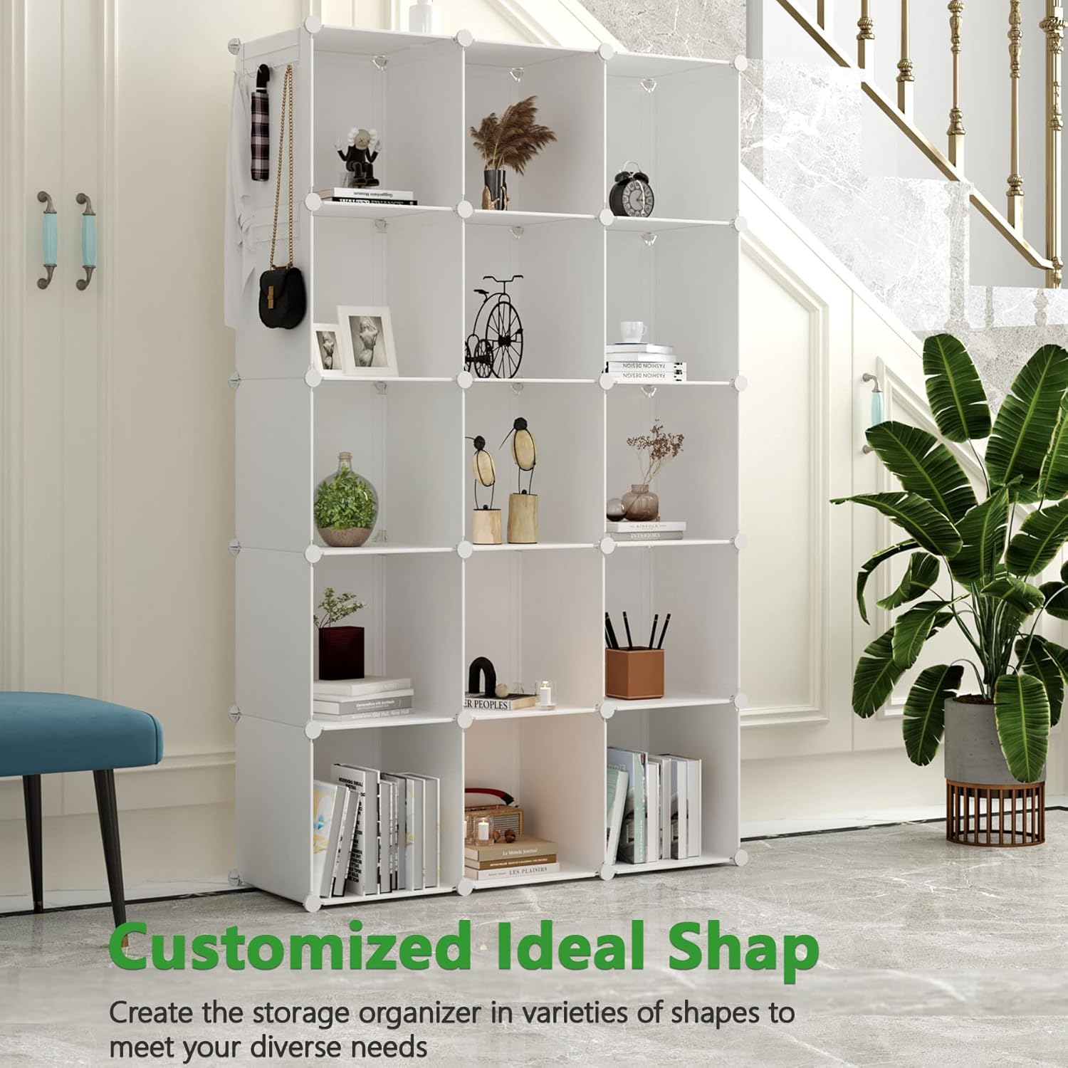 Thumbnail 5 de C&AHOME Cube Storage Organizer 16 cubes