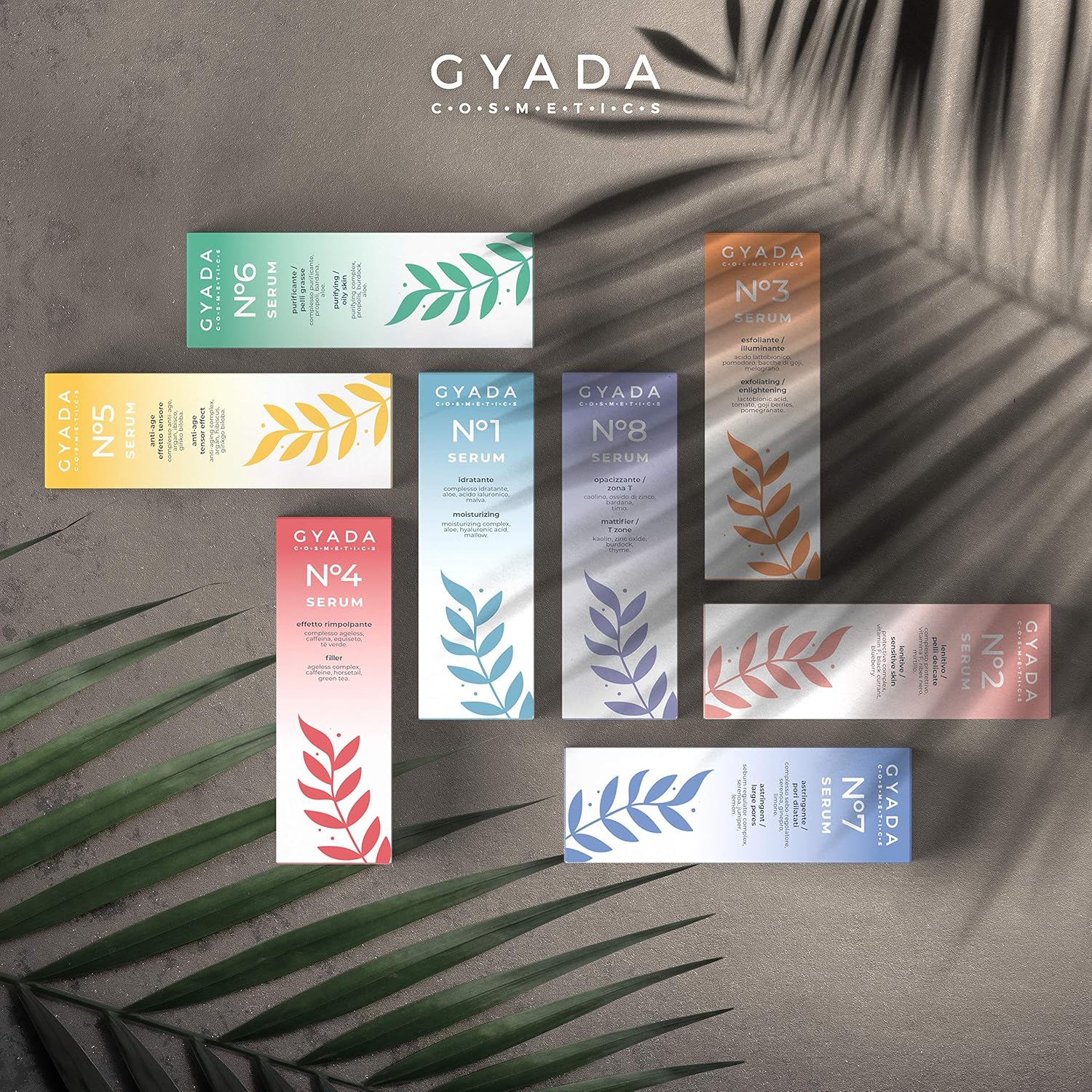 Detalle 2 de GYADA COSMETICS Siero Viso N.7 Astringente: azione seboregolatrice e purificante per una pelle morbida e idratata (30 ml)