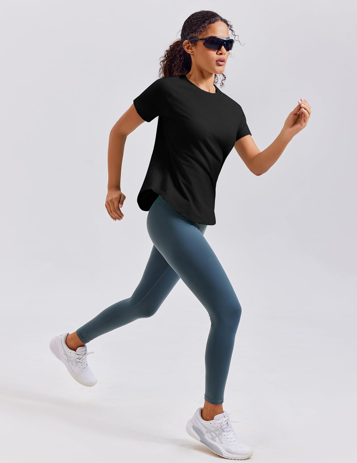 Thumbnail 2 de PINSPARK Haut de sport léger femme à manches courtes avec dos en mesh – idéal fitness, course et yoga