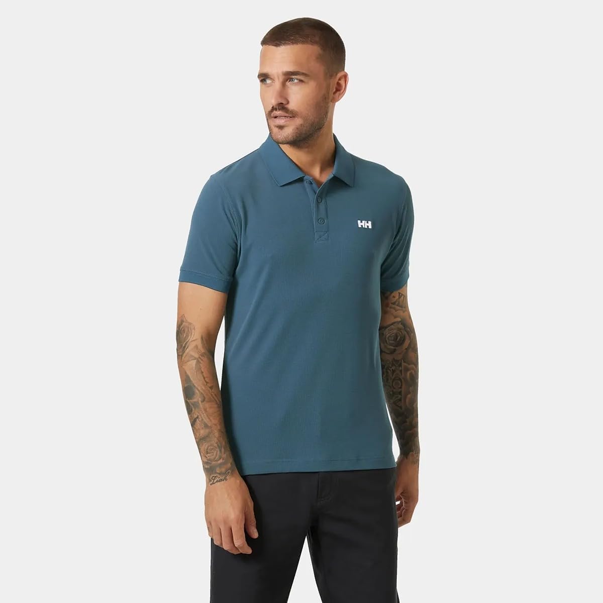 Detalle 2 de Helly Hansen Men's Driftline Polo Shirt: Practical Quick-Dry Polo for Active Days