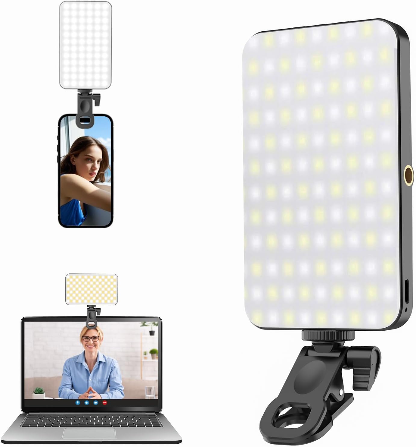 Detalle de DUIDESHI Handy Licht iPhone Selfie Licht