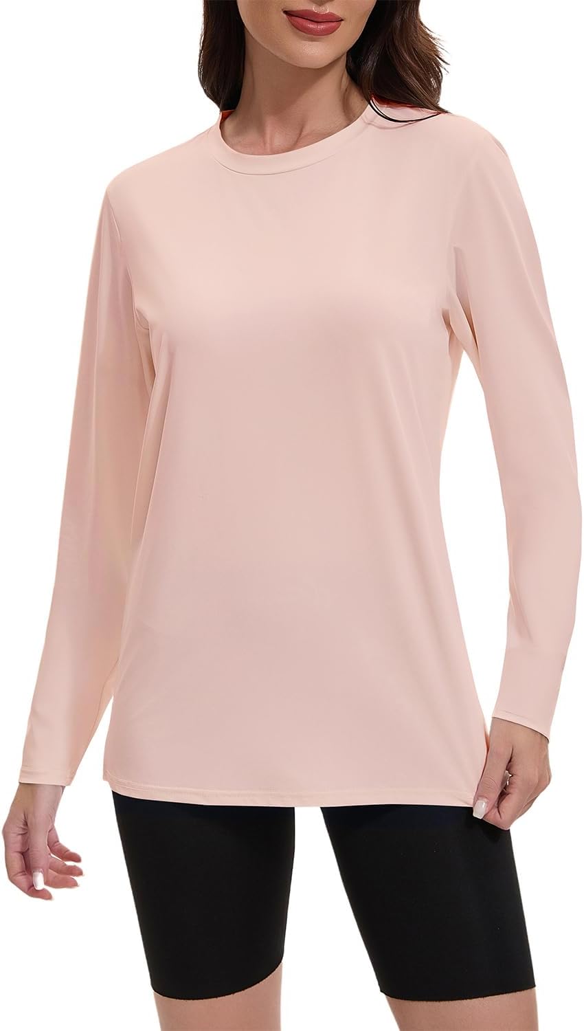 Thumbnail 2 de Suncife Haut d'entraînement à manches longues pour femme — T-shirt sport amples et respirant
