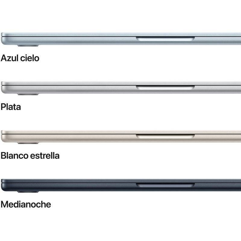 Detalle 2 de Apple MacBook Air 13" M5, 16 GB / 512 GB SSD – Plata, con Cargador 35 W