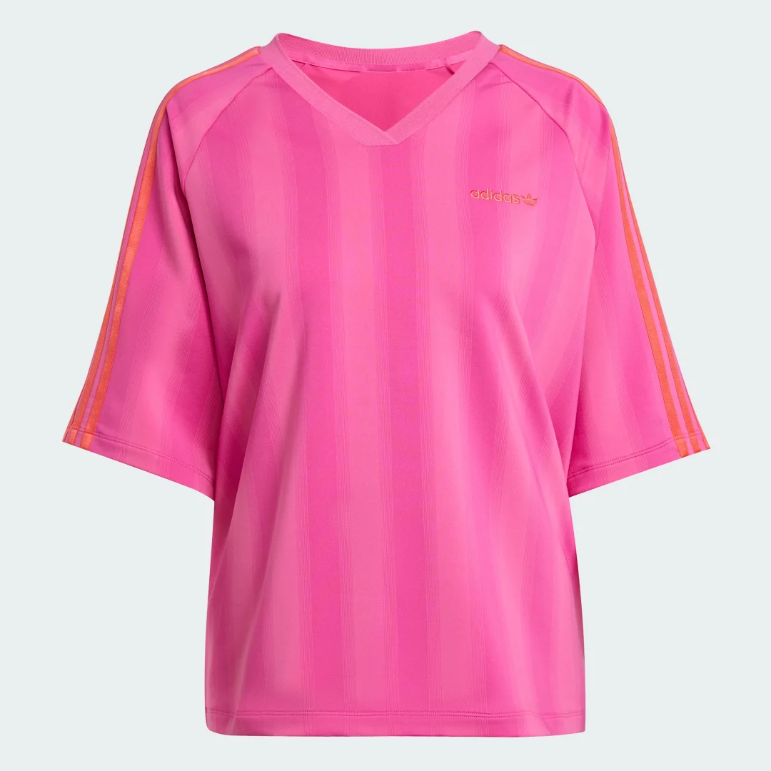 Thumbnail 3 de Camiseta Loose Linear Adidas Rosa