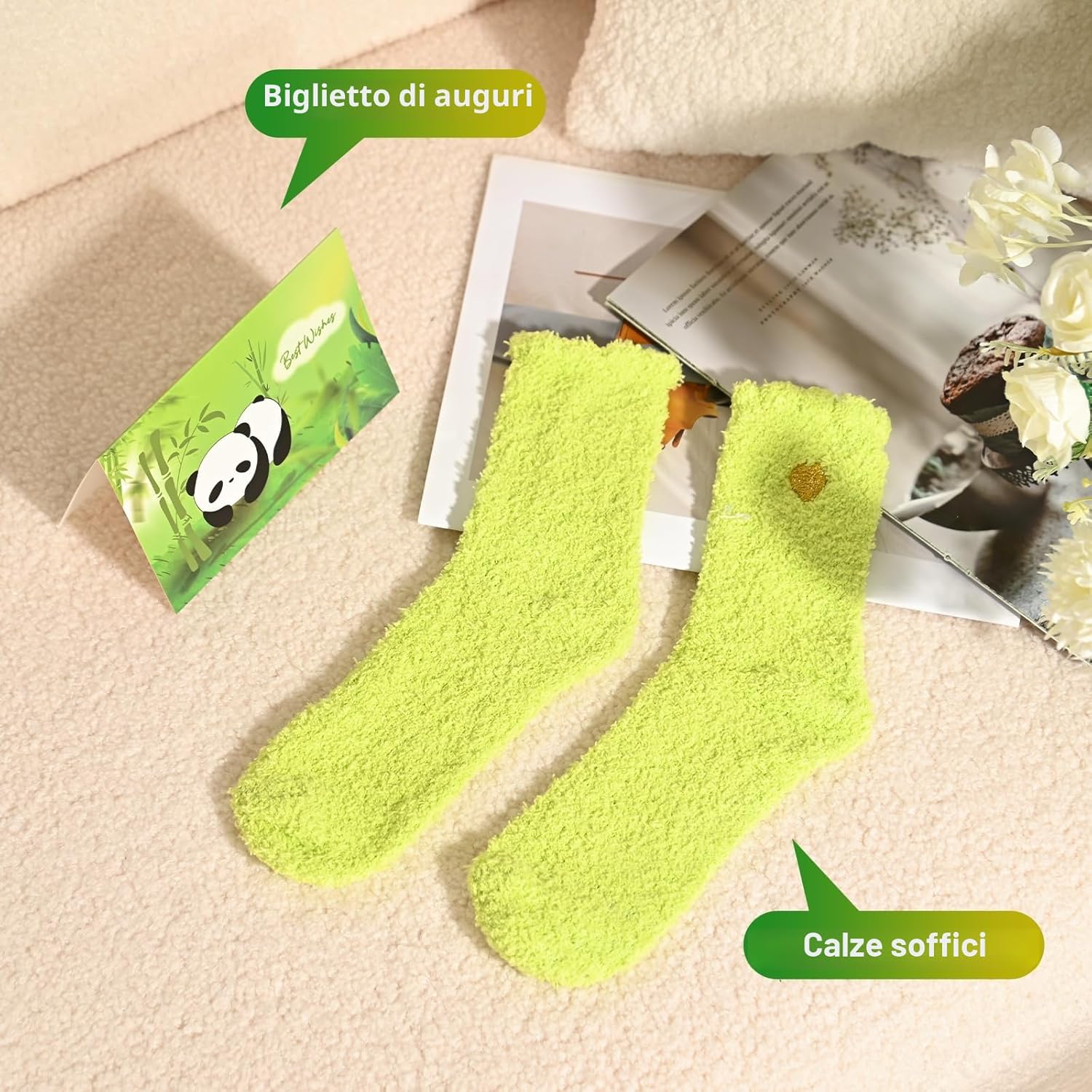 Detalle de Set regalo spa Panda 9 pezzi