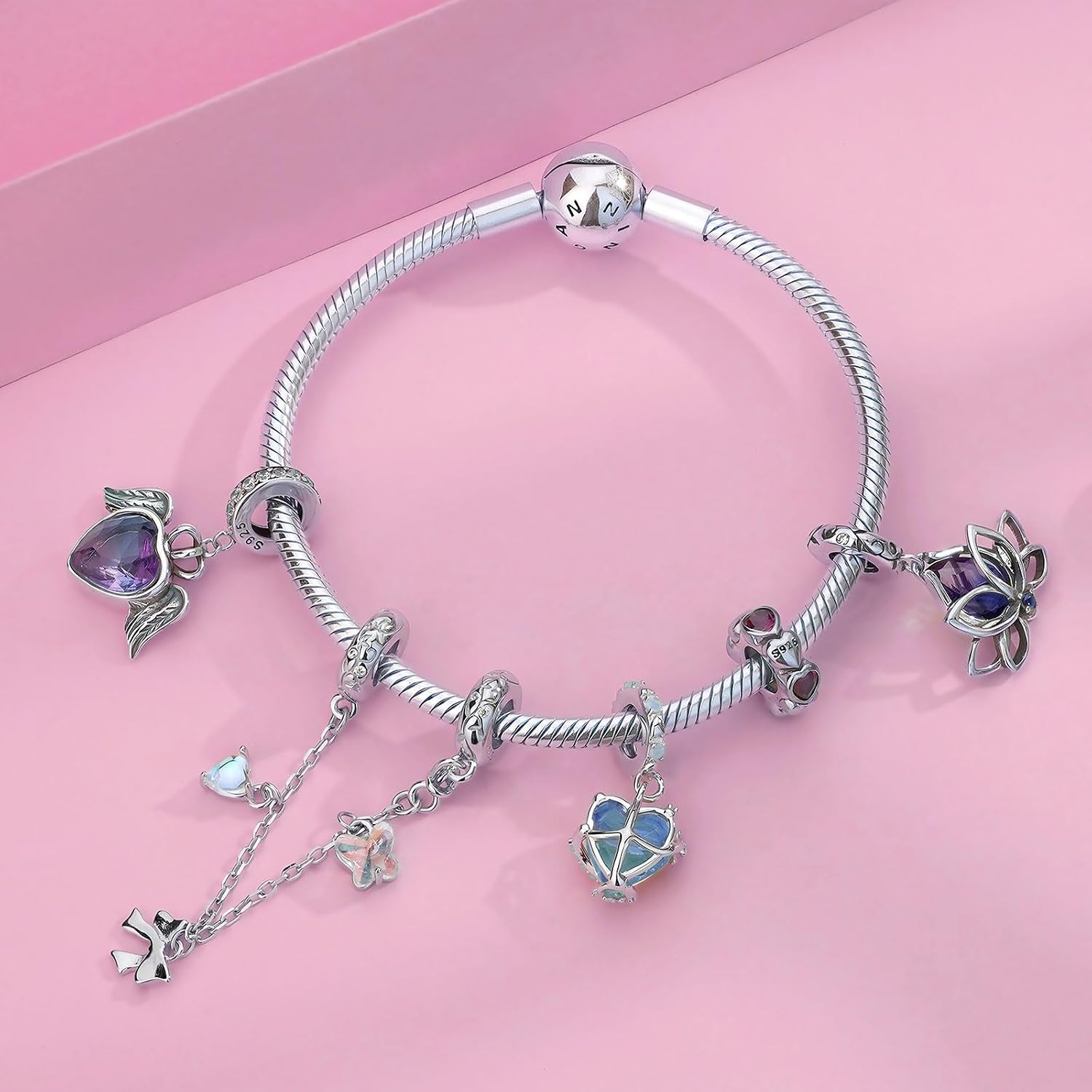 Detalle de NINGAN 925 Sterling Silber Charm 4,8–5 mm