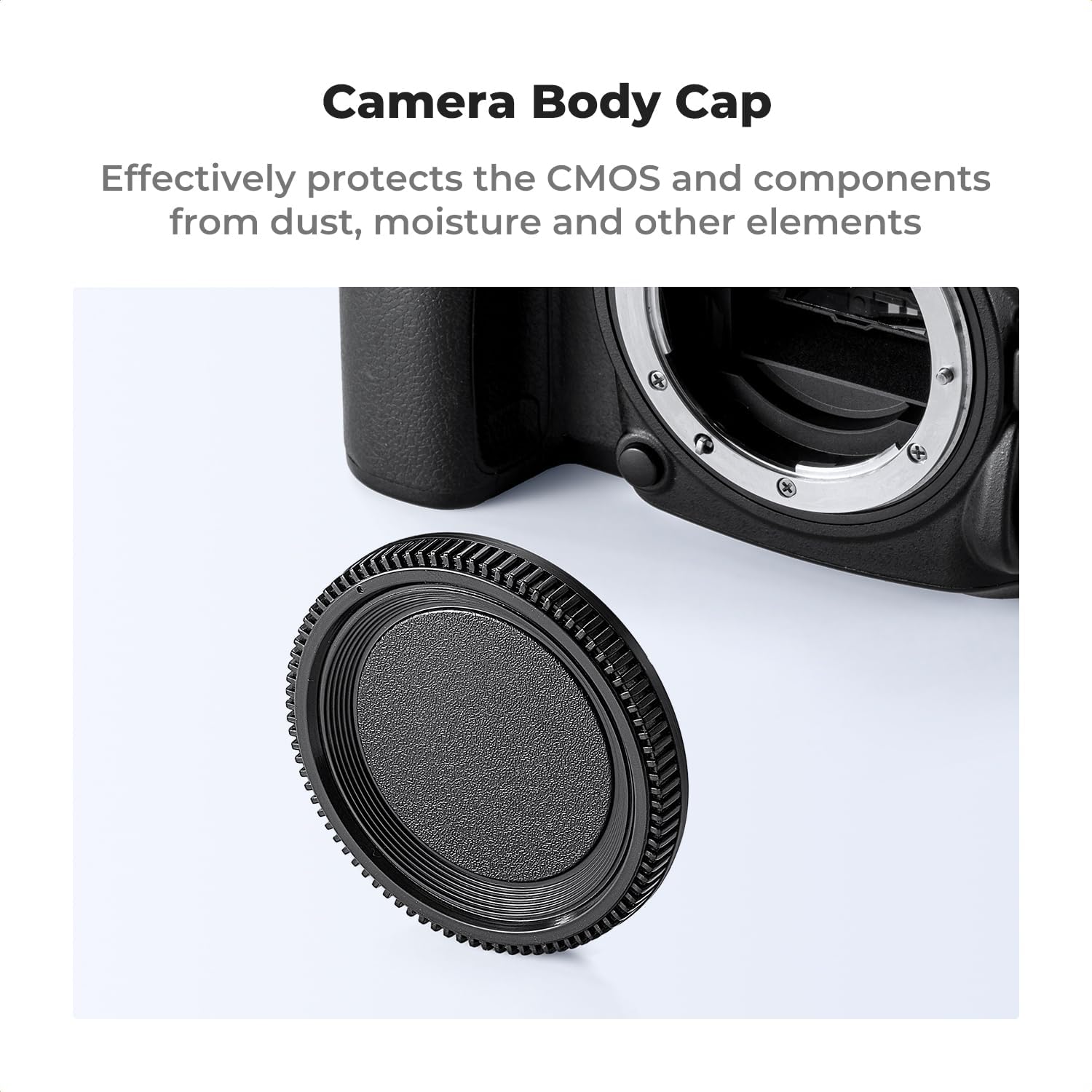 Detalle 2 de K&F Concept Nikon F Body Cap and Rear Lens Cap