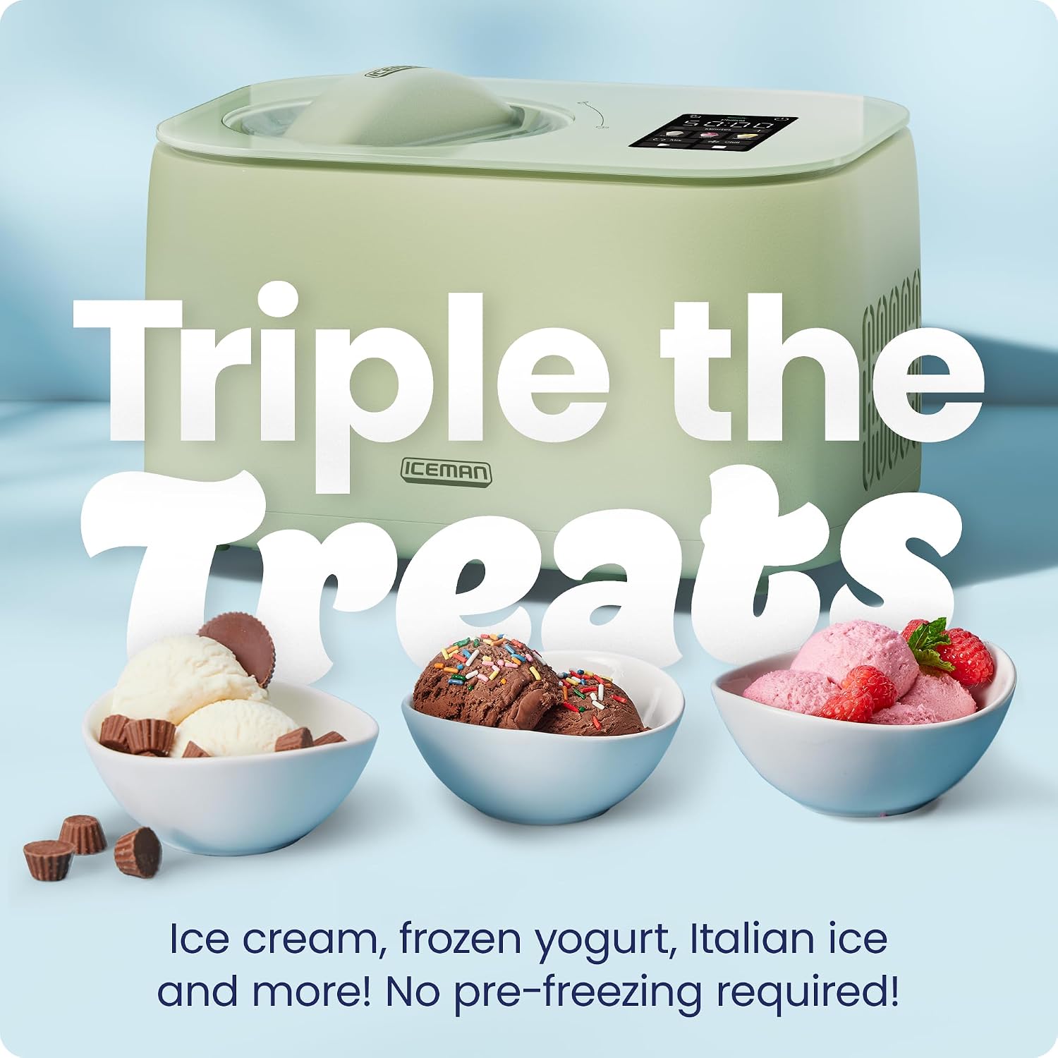 Thumbnail 2 de Chefman Ice Cream Maker with 20-oz Containers