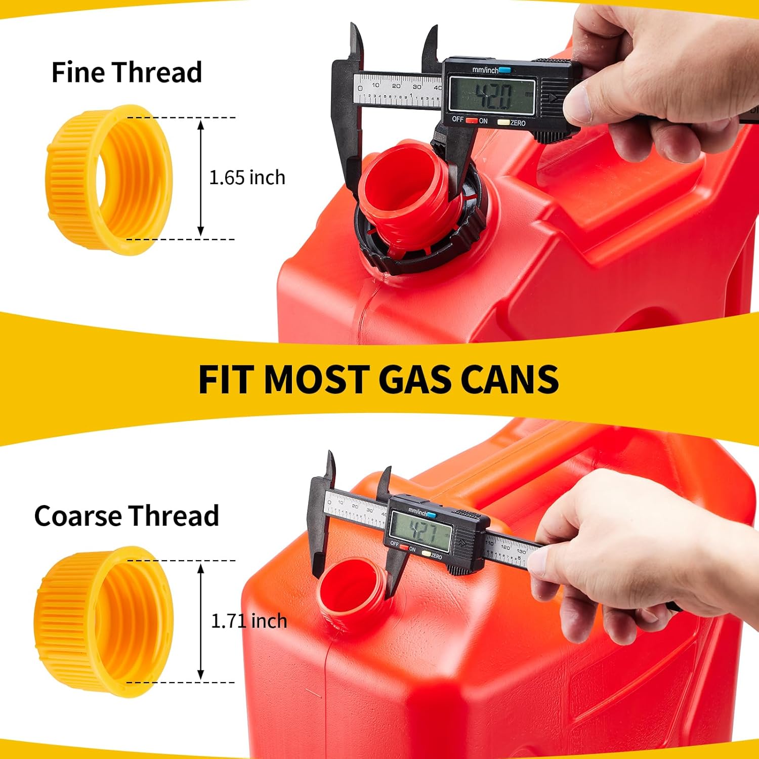 Thumbnail 2 de 5-Pack Gas Can Nozzle Replacement ⚙