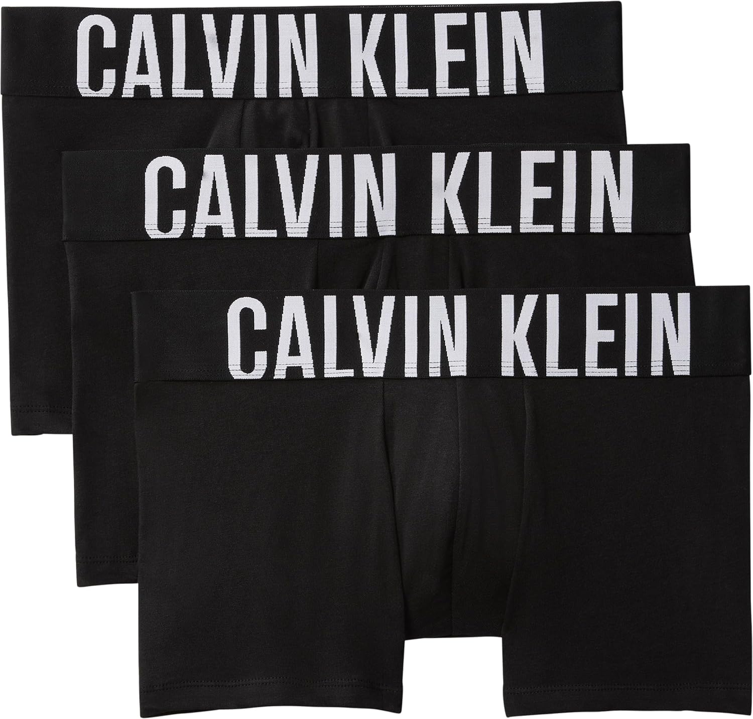 Detalle de Calvin Klein Mens 'Intense Power' Trunk (3-Pack) – Practical everyday comfort