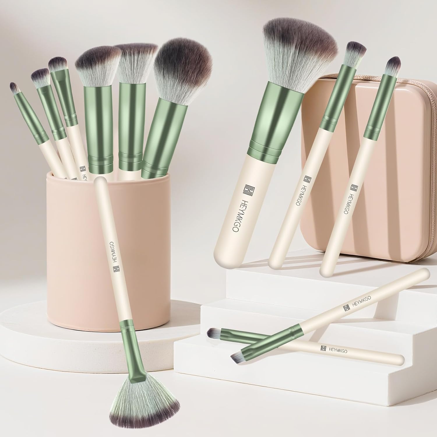 Thumbnail 1 de HEYMKGO Pinselset Makeup 12-teilig – Diversity Set für Foundation, Puder, Concealer, Augen & mehr