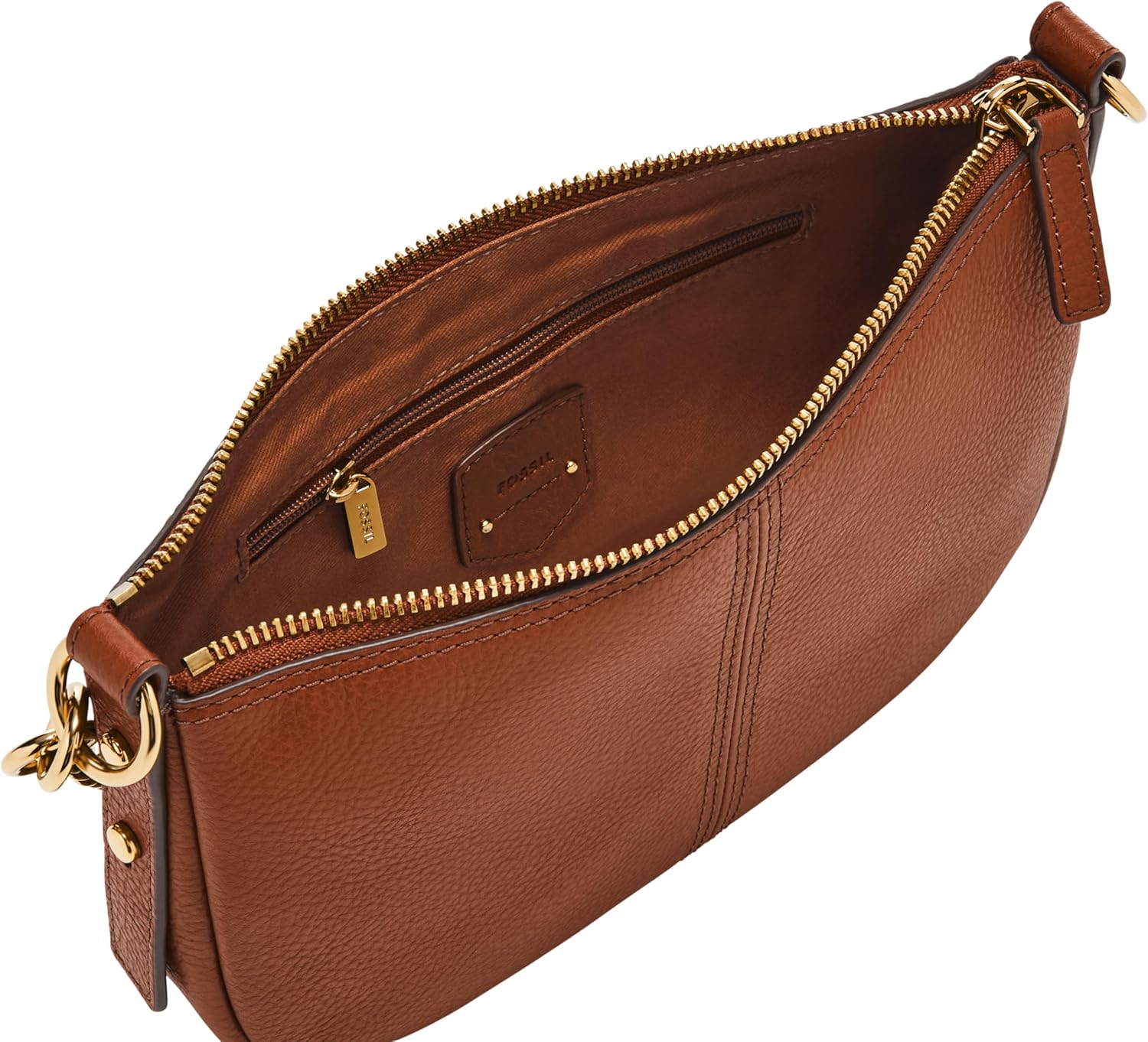 Thumbnail 2 de Fossil Jolie borsa a tracolla da donna marrone in pelle o pelle scamosciata