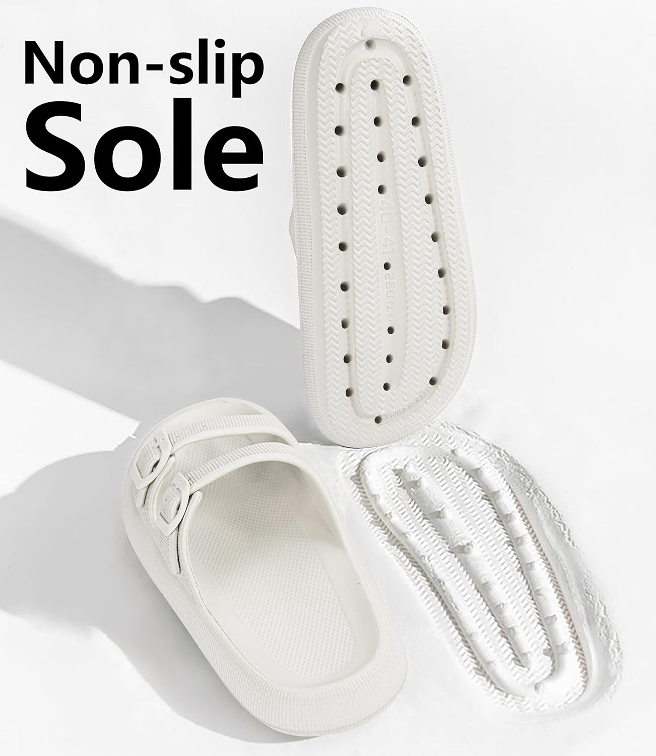 Thumbnail 4 de Weweya Pillow Slippers EVA Double-Buckle Adjustable Slides