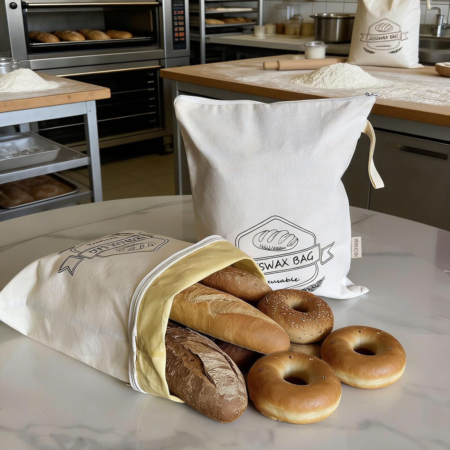 Thumbnail 5 de Beeswax Bread Bags, 2-Pack