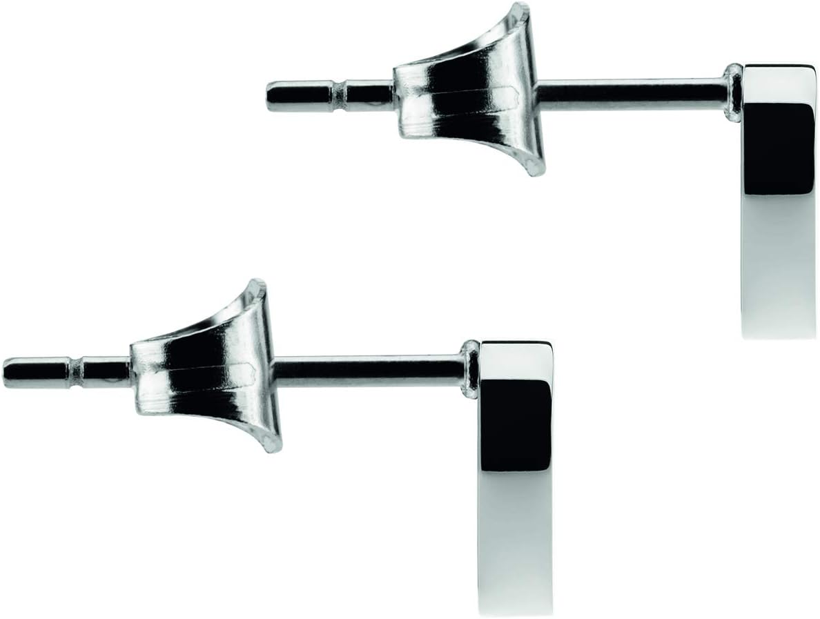 Thumbnail 2 de LIEBESKIND BERLIN Damen-Ohrstecker Basic aus Edelstahl (poliert & mattiert) – kleine Stecker, 7 mm