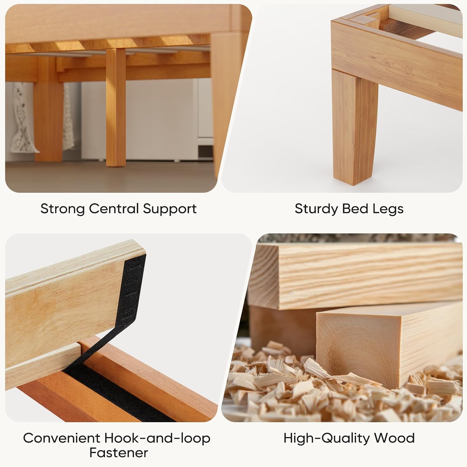 Detalle 2 de OLIXIS Queen Platform Bed Frame