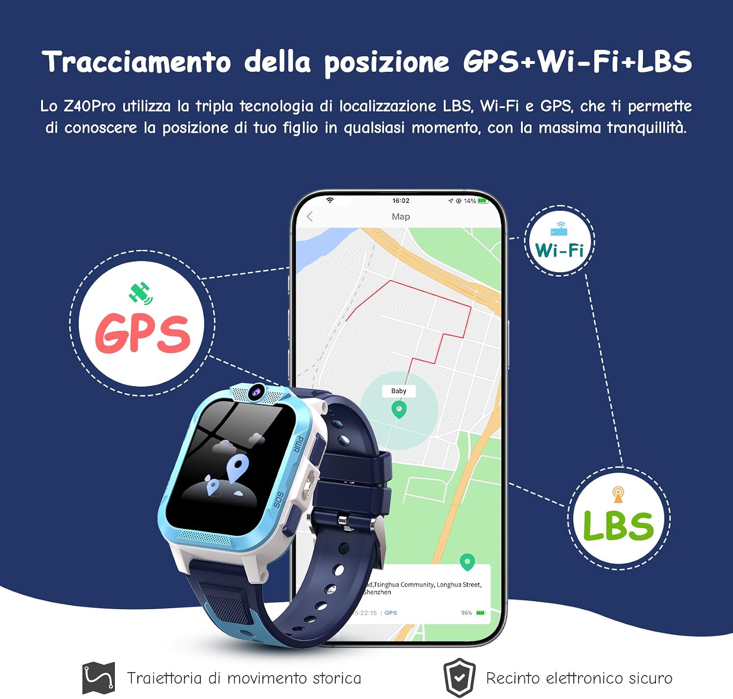 Detalle de IOWODO Smartwatch Bambini 4G con Videochiamata HD e GPS: sicurezza e divertimento per i più piccoli