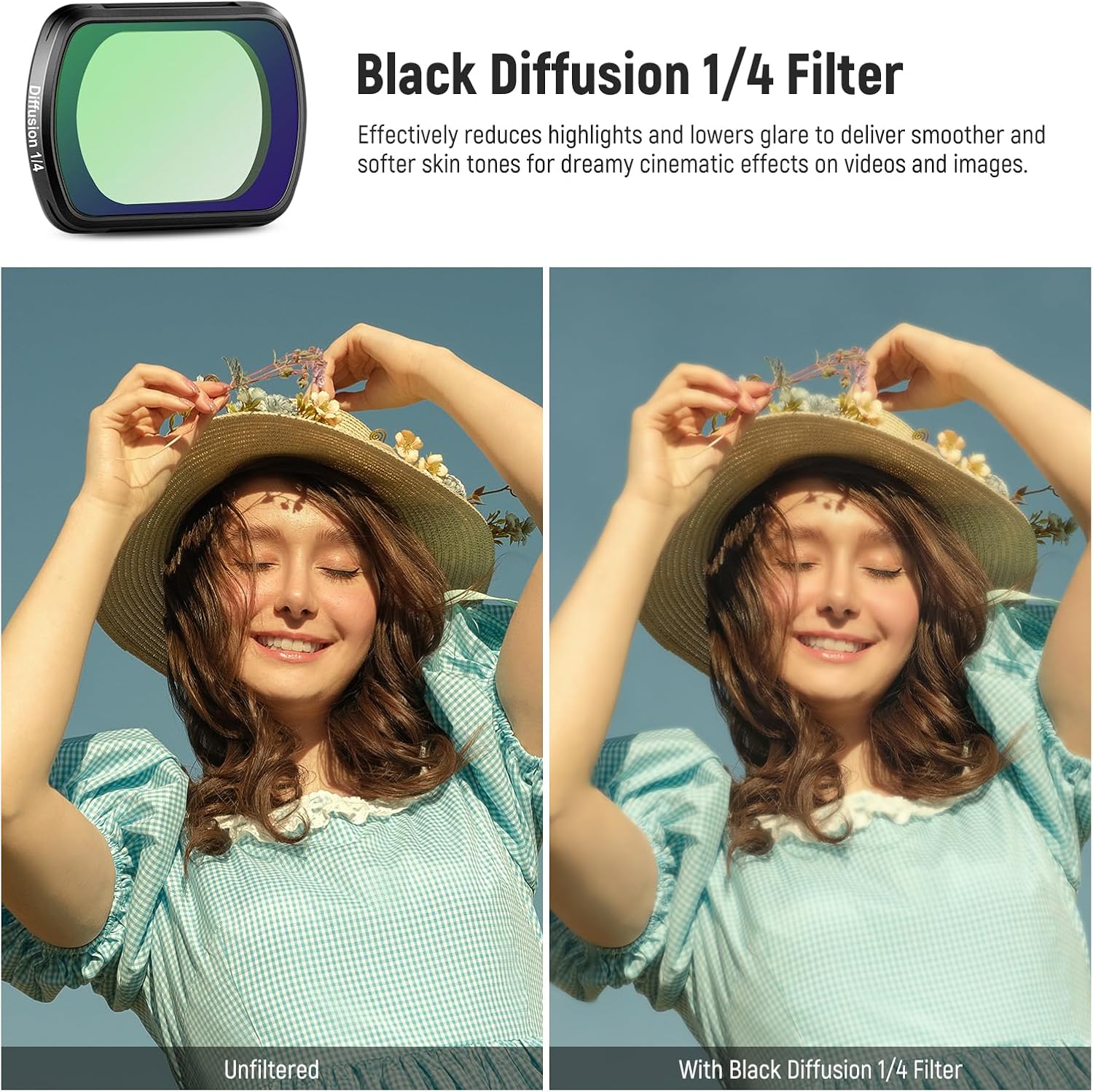 Detalle 1 de NEEWER Magnetic ND Filter Set ND16/64/256