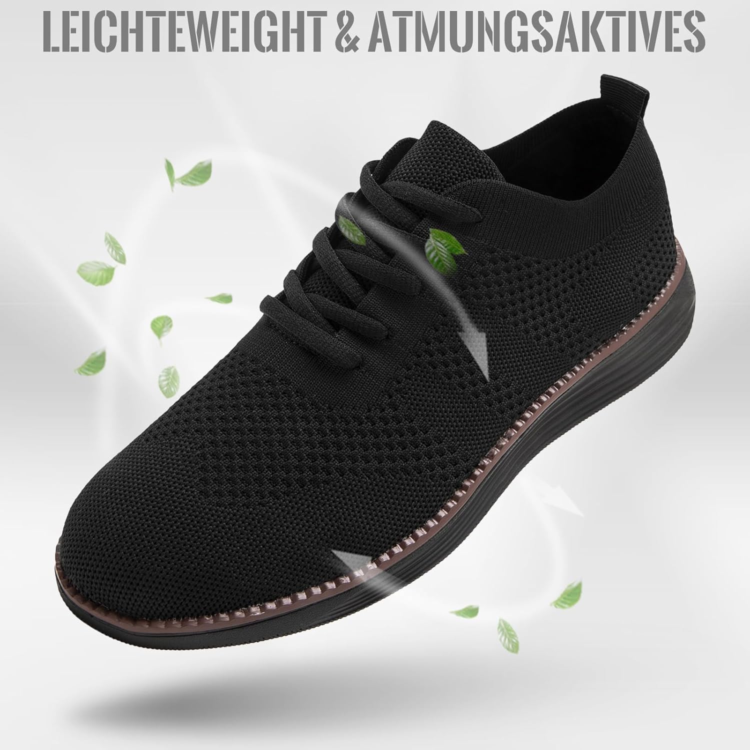 Thumbnail 3 de FZJIALI Herren Turnschuhe/Laufschuhe mit atmungsaktivem Netz und flexibler EVA-Sohle – Freizeit, Business & Hochzeit