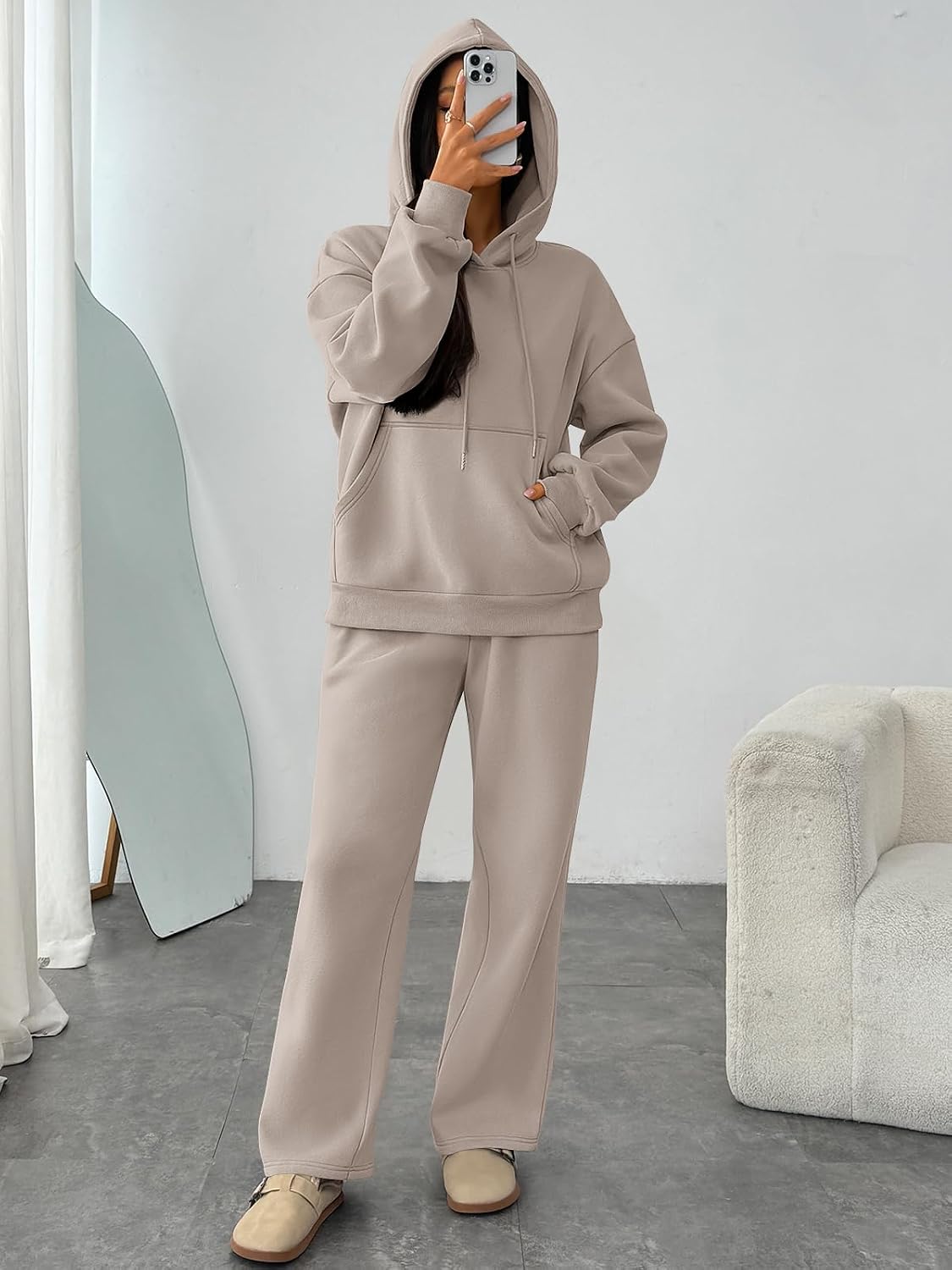 Thumbnail 5 de Trendy Queen 2-Piece Oversized Sweatshirt Set