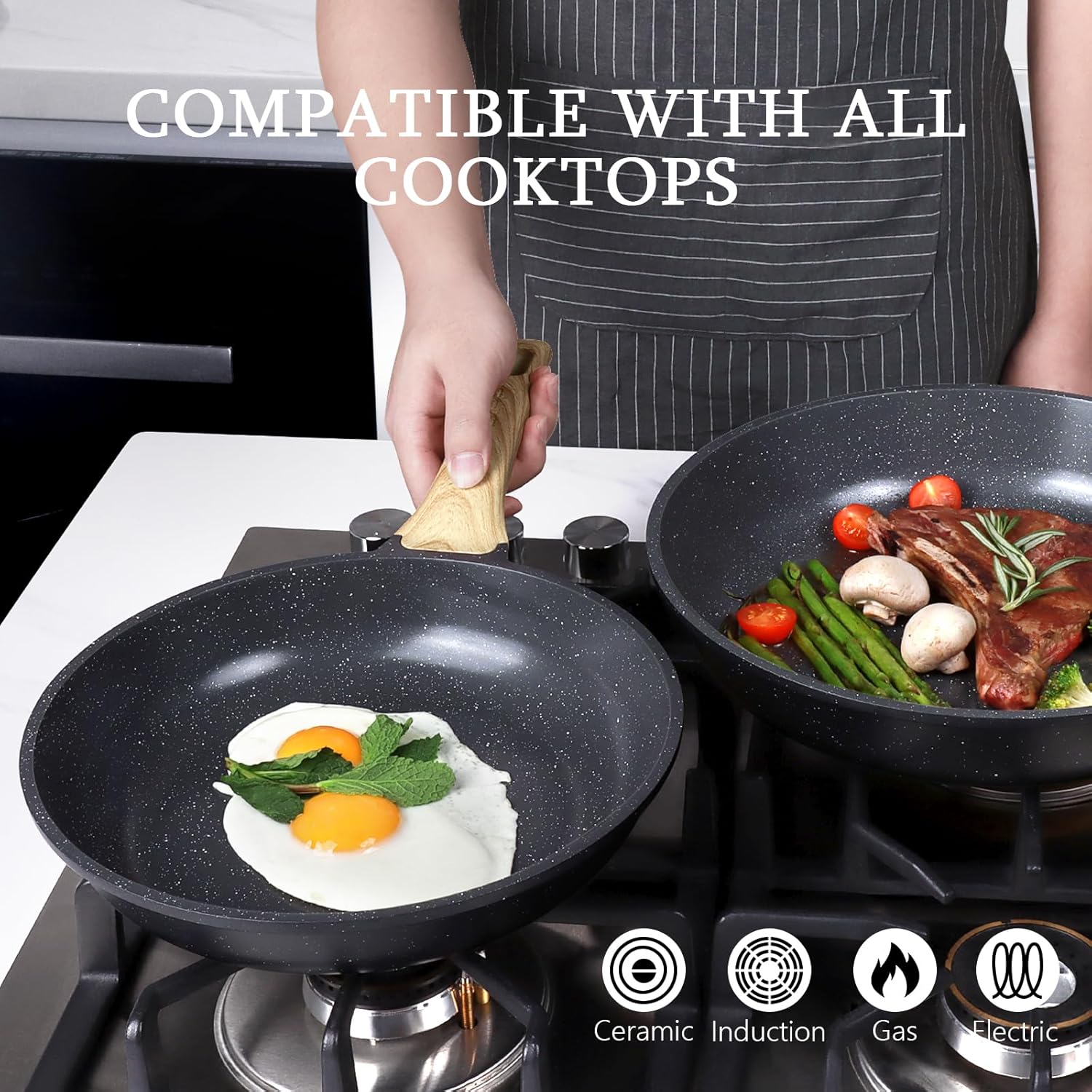 Thumbnail 5 de GiPP 10-Inch Ceramic Nonstick Skillet ⚙