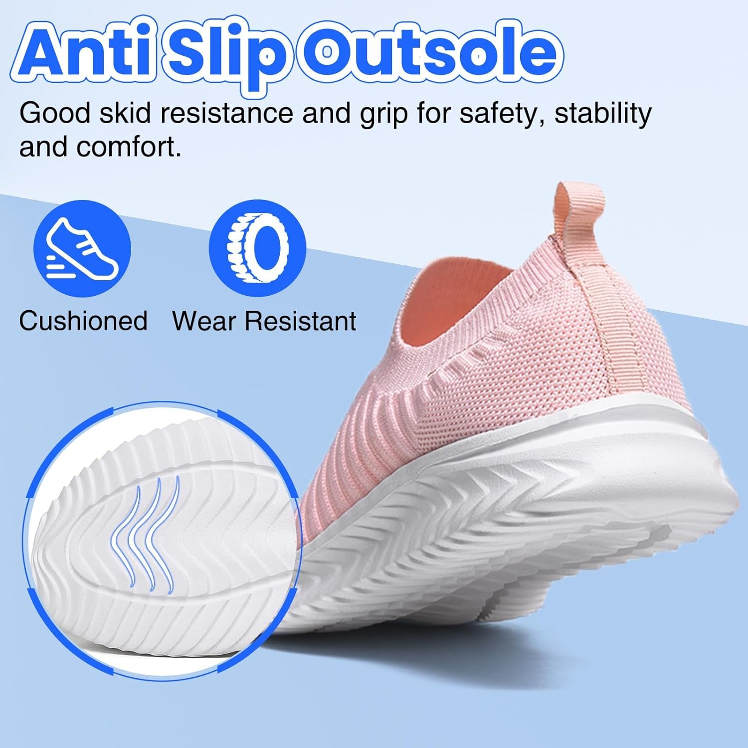 Thumbnail 4 de Hanani Slip-on Basket : Chaussures de sport respirantes et légères pour homme et femme