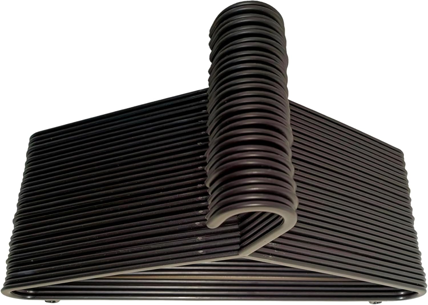 Detalle 2 de Requisite Needs pack of 100 adult coat hangers (strong plastic, non-slip, space-saving)