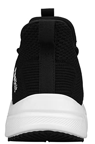 Detalle de Feethit Zapatillas Hombre para Caminar y Running – Negro/Blanco, Talla 42