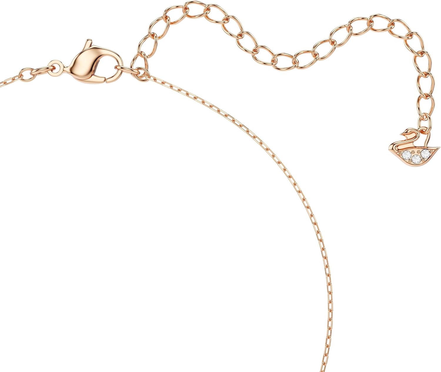 Detalle 2 de Collar Swarovski Infinity, Infinity y corazón – Blanco, acabados mixtos