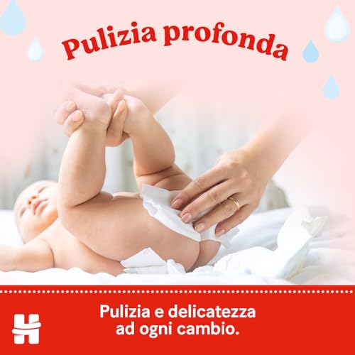 Detalle 2 de Huggies Pure Salviette neonato – 672 pezzi (12 confezioni da 56) in acqua pura