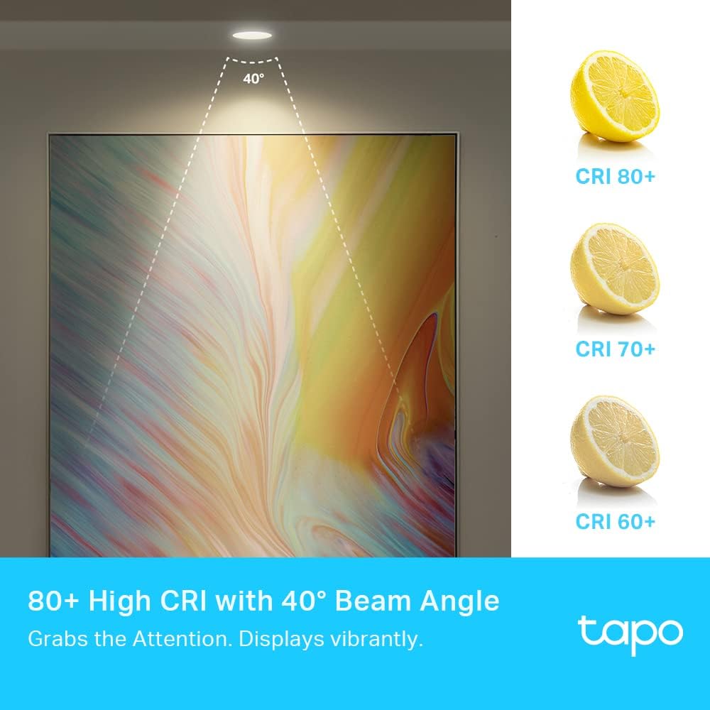 Detalle de Tapo TP-Link smarte GU10 WLAN-Glühbirne L630 – 3,7 W, 350 lm, 16 Mio Farben, dimmbar