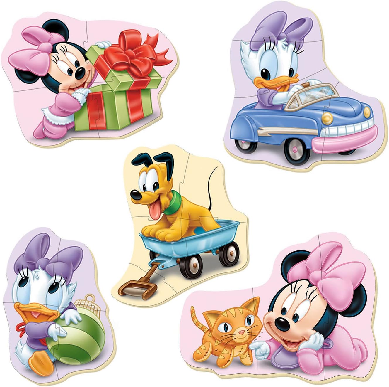 Thumbnail 1 de Educa Baby Puzzles Minnie – set de 5 puzzles progressifs (3 à 5 pièces) pour enfants dès 2 ans