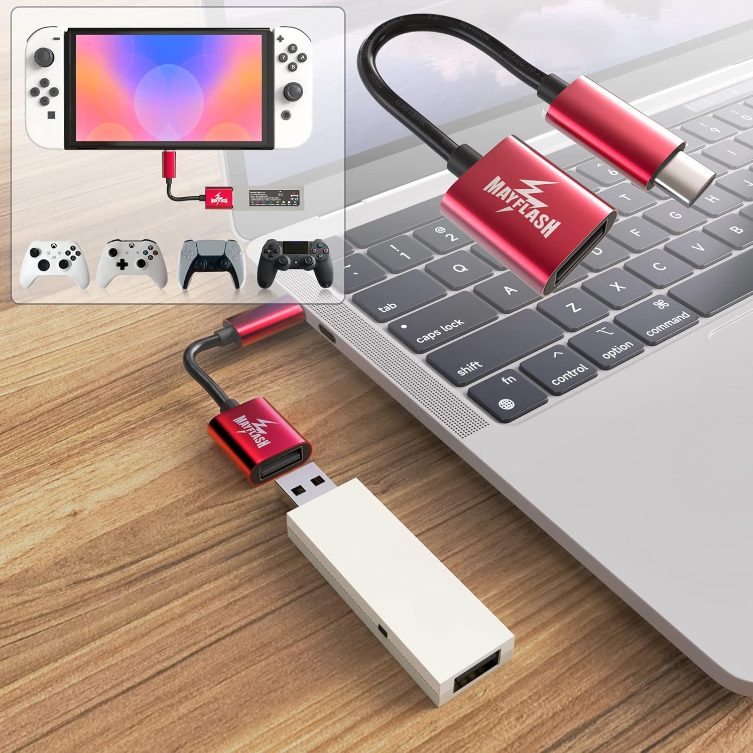 Detalle de MAYFLASH MAGIC-NS Wireless Controller