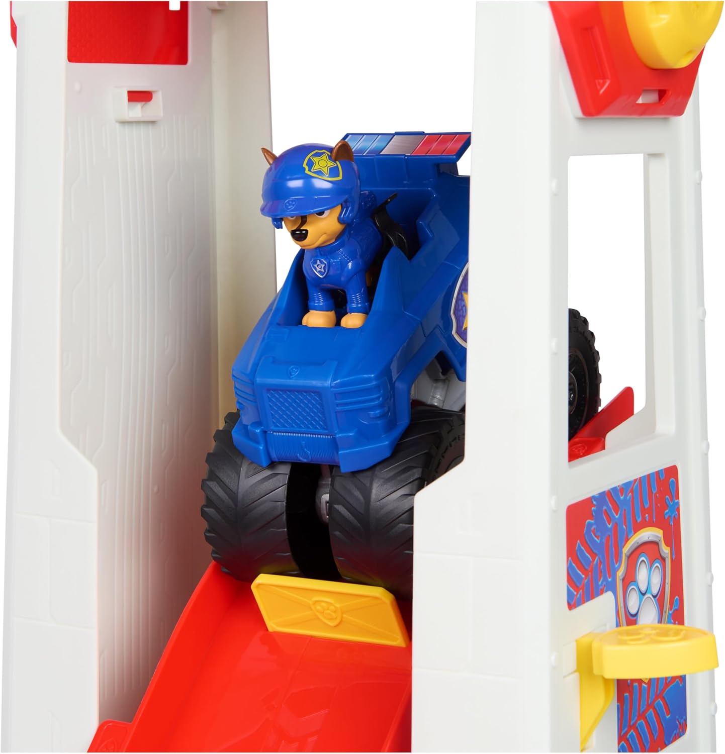 Detalle 1 de Paw Patrol 6069672 Rescue Wheels Super Loop Tower HQ-speelset met licht en geluid