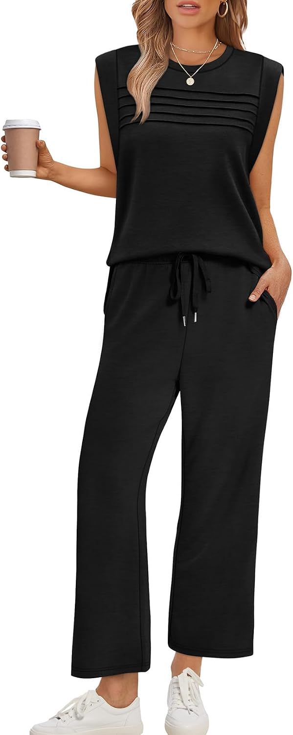 Detalle 2 de WIHOLL Women’s 2-Piece Lounge Set for Summer